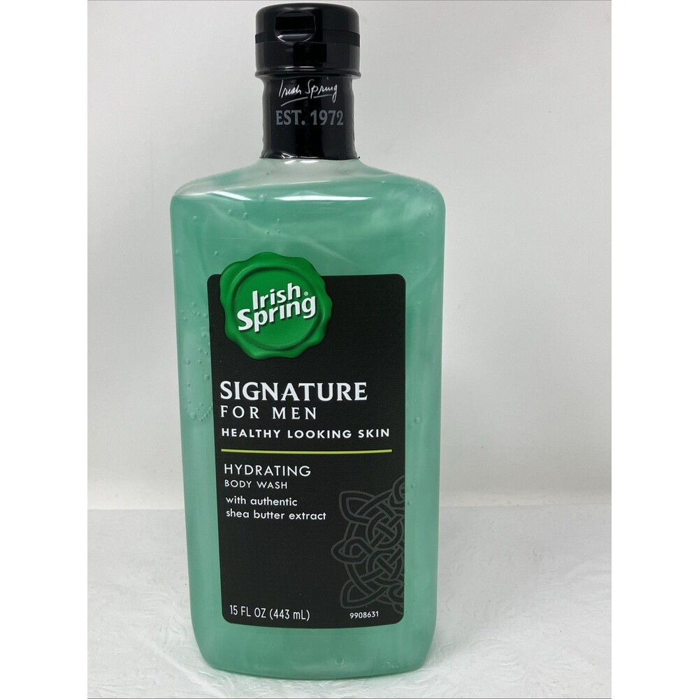Irish Spring SIGNATURE FOR MEN Hydrating Body Wash, 15oz | HTF DISCONTINUED